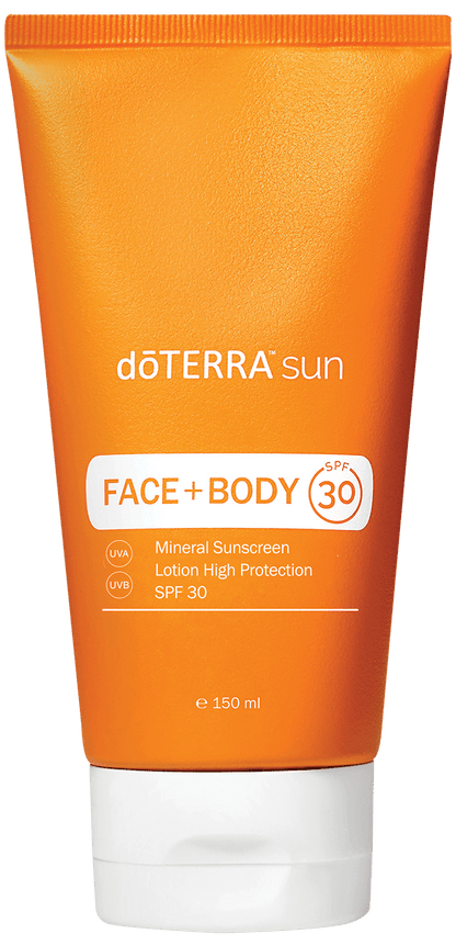 doTERRA sun mineralische Sonnenschutz Creme arcra und testre