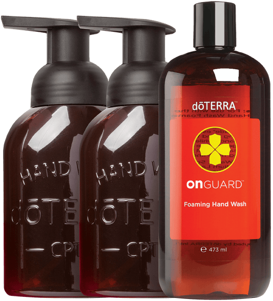 doTERRA On Guard schäumende Handseife + 2 Stück Spender