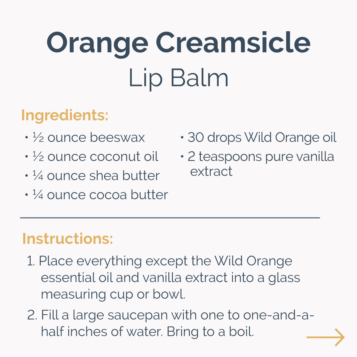doTERRA wild orange Wildorange Lippenbalsam recept