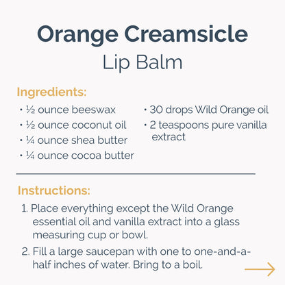 doTERRA wild orange Wildorange Lippenbalsam recept