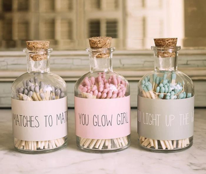 Lifestyle-Streichhölzer szürke - pink - grün