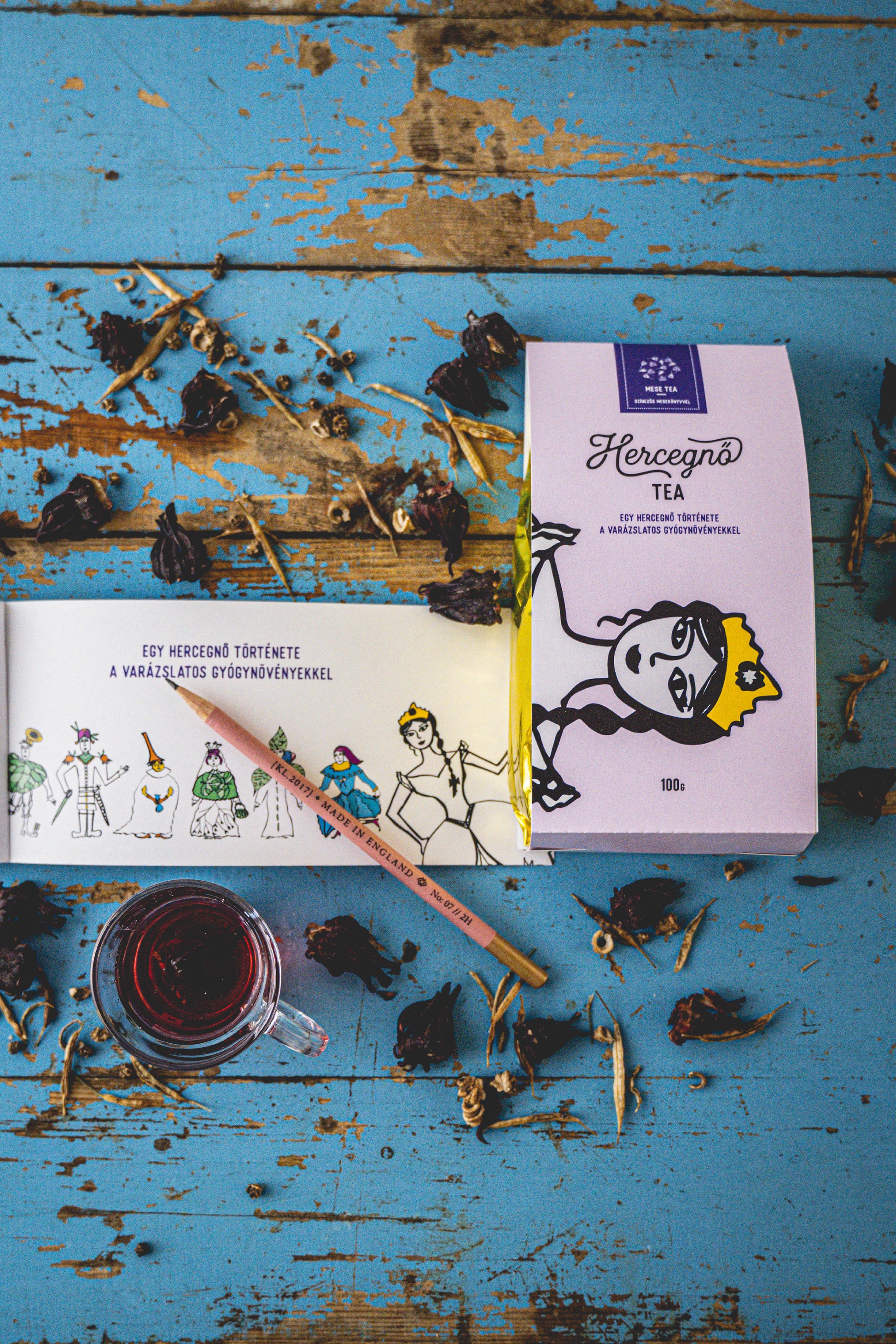 Prinzessin Tee mesekönyvvel gegen trockenen Husten