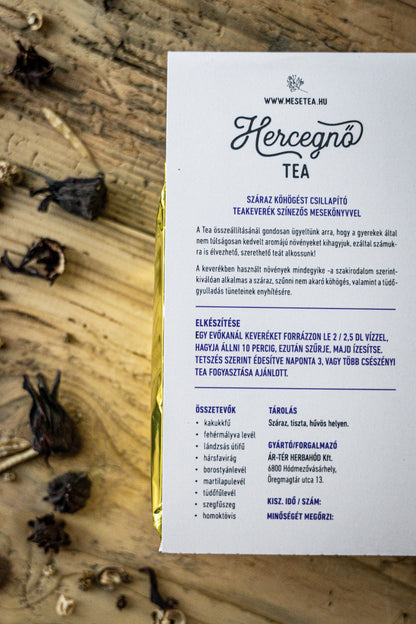 Prinzessin Tee mesekönyvvel gegen trockenen Husten